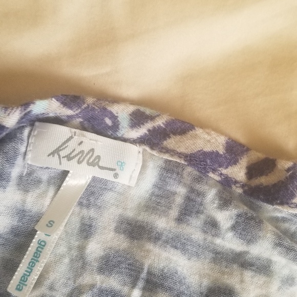 Blue flowy crop top - Picture 3 of 3